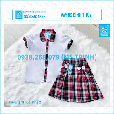 VÁY BS ĐỎ - TIỂU HỌC CÁI KHẾ 2